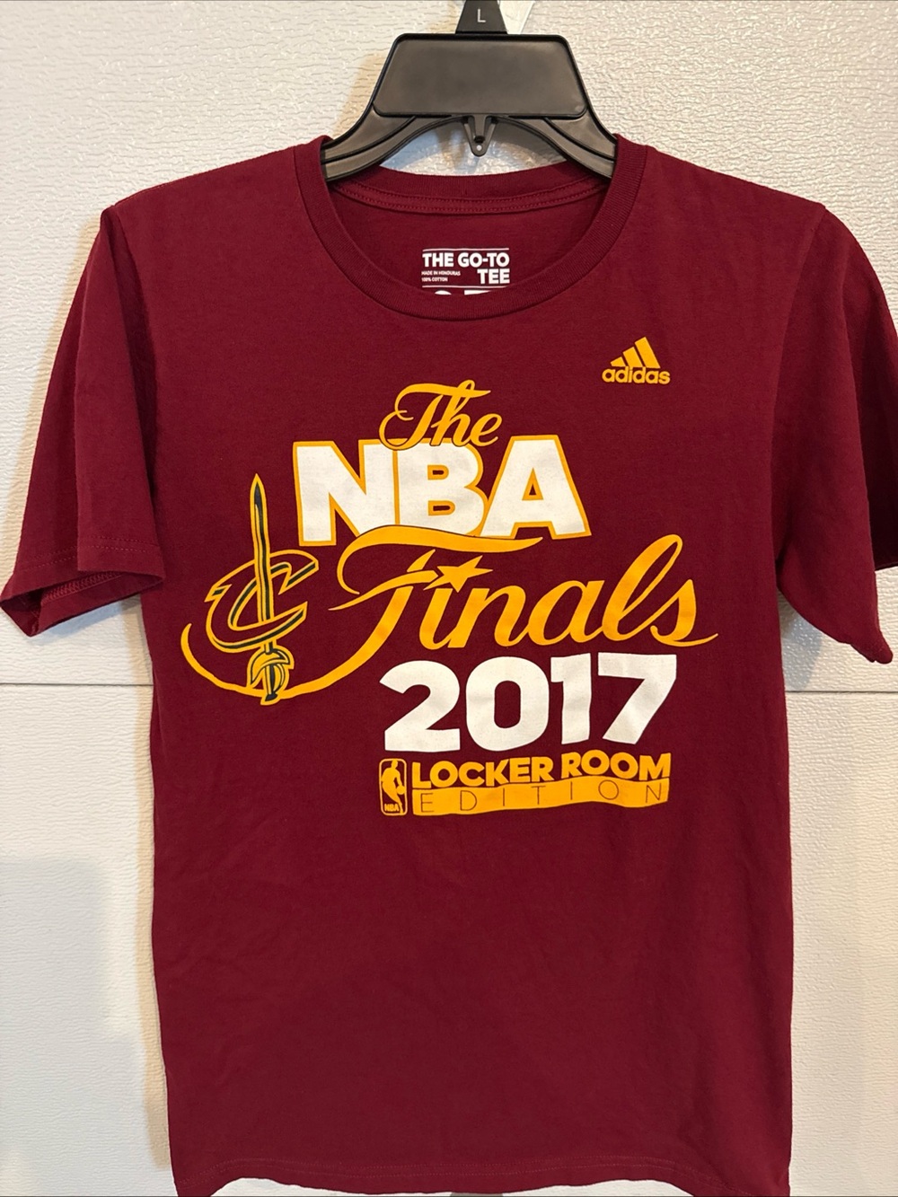 2017 Cleveland Cavaliers NBA Finals Adidas Locker Room T Shirt Men's Small